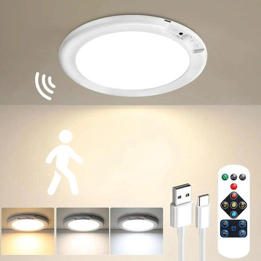 🎉🎉50% OFF Today Only! -Rechargeable Motion Sensor Ceiling Light with Remote