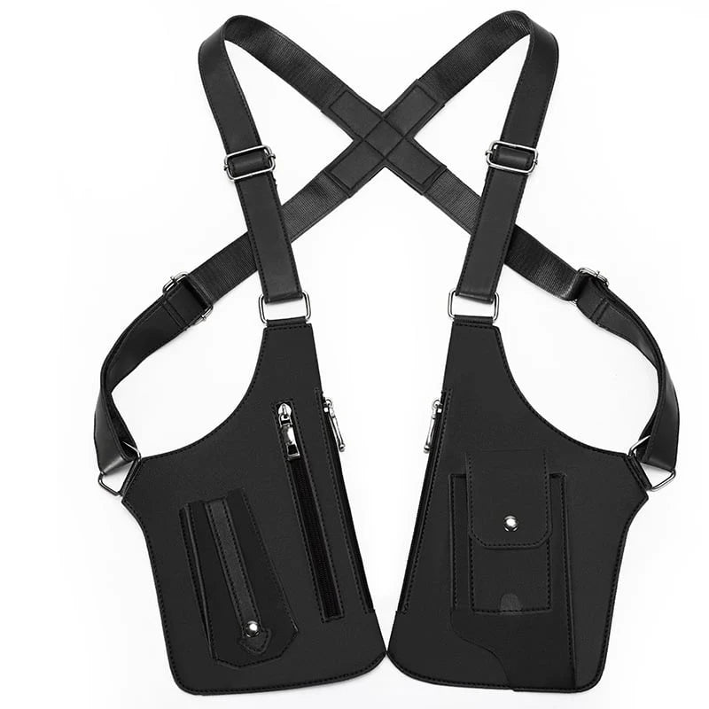 Premium Leather Adjustable Underarm Shoulder Bag for Men & Women
