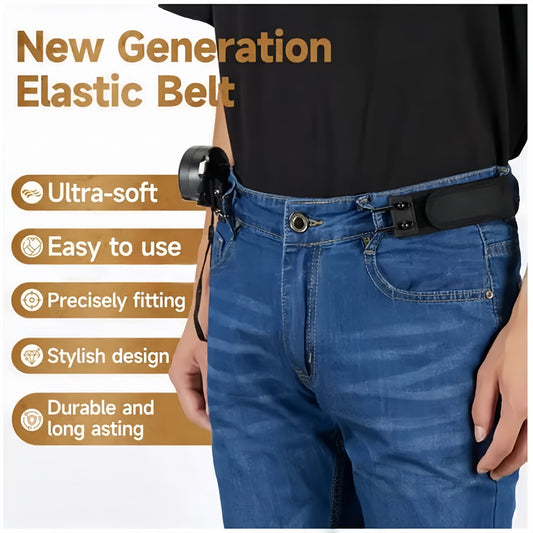 ⏰ LAST DAY SALE!The No Buckle Belt: Comfort and Flexibility for All-Day Wear