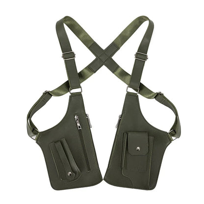Premium Leather Adjustable Underarm Shoulder Bag for Men & Women