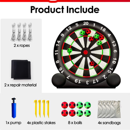 Giant Inflatable Soccer Darts – Ultimate Family Backyard Party Game