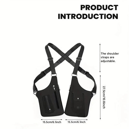 Premium Leather Adjustable Underarm Shoulder Bag for Men & Women