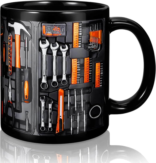 Creativity Funny Coffee Mug - Mechanic Toolbox Set pattern