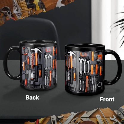 Creativity Funny Coffee Mug - Mechanic Toolbox Set pattern