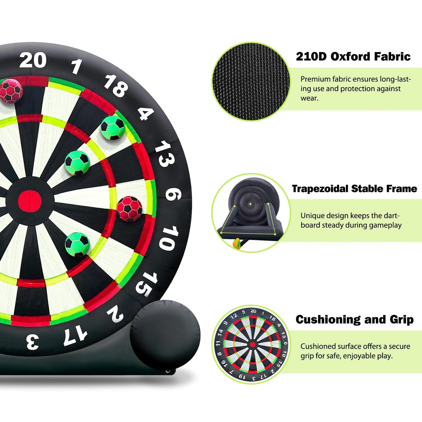 Giant Inflatable Soccer Darts – Ultimate Family Backyard Party Game