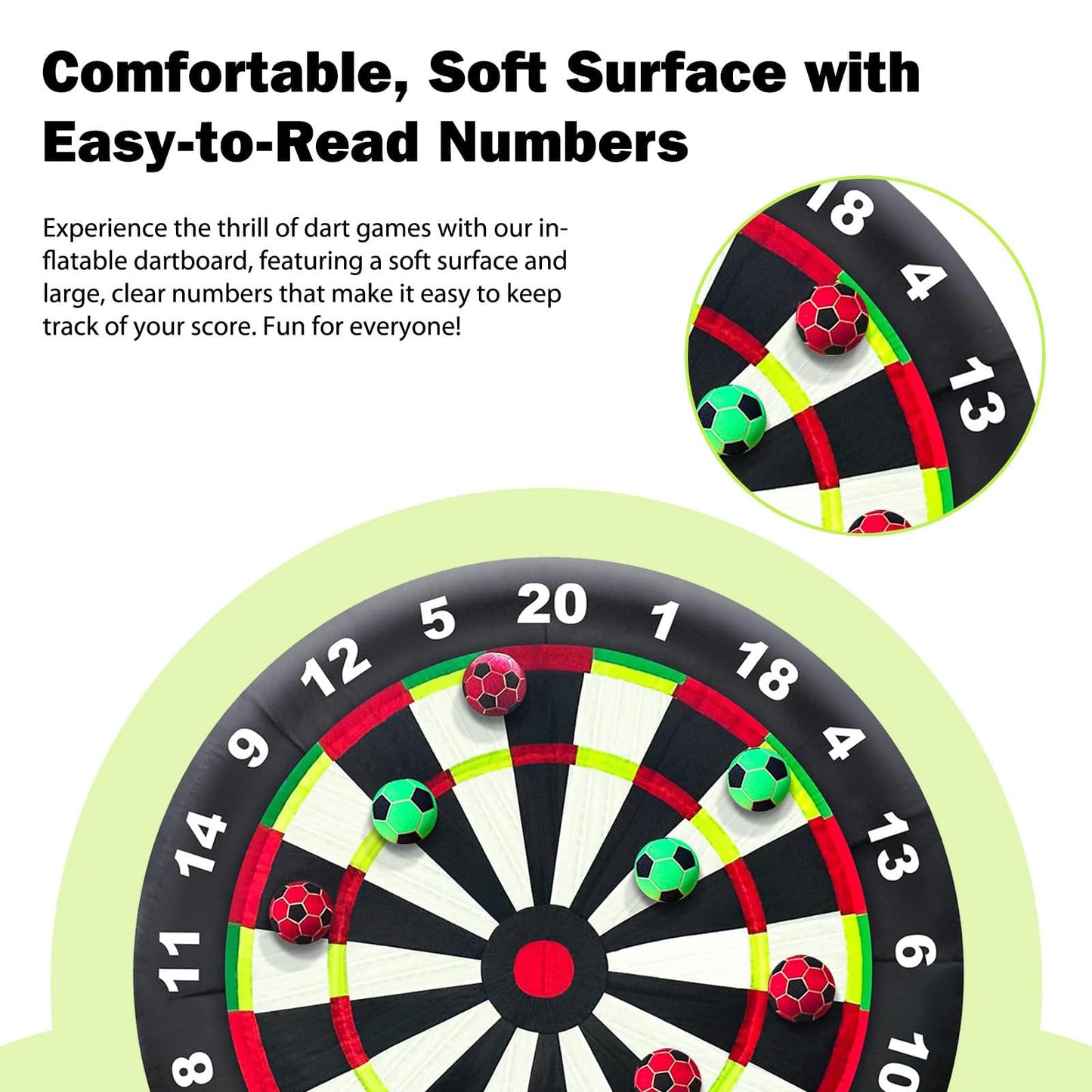 Giant Inflatable Soccer Darts – Ultimate Family Backyard Party Game