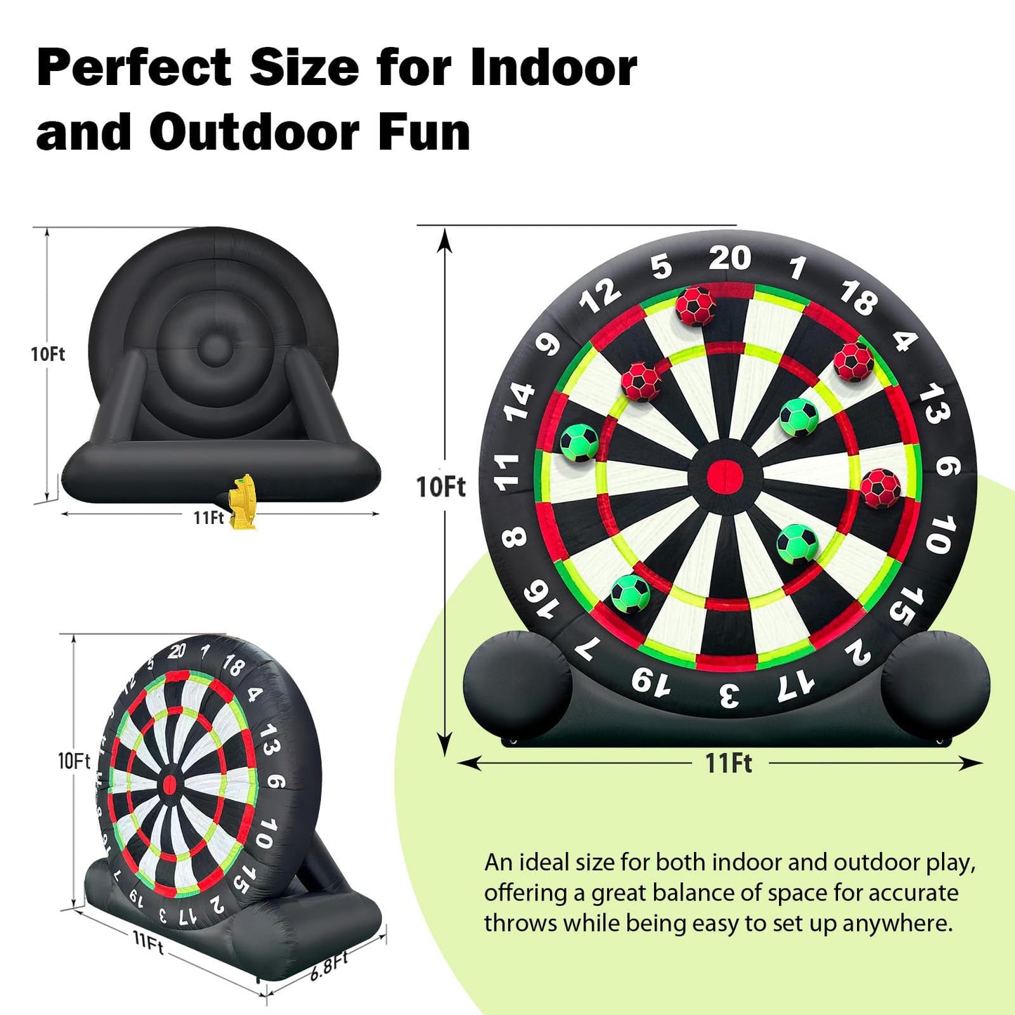 Giant Inflatable Soccer Darts – Ultimate Family Backyard Party Game
