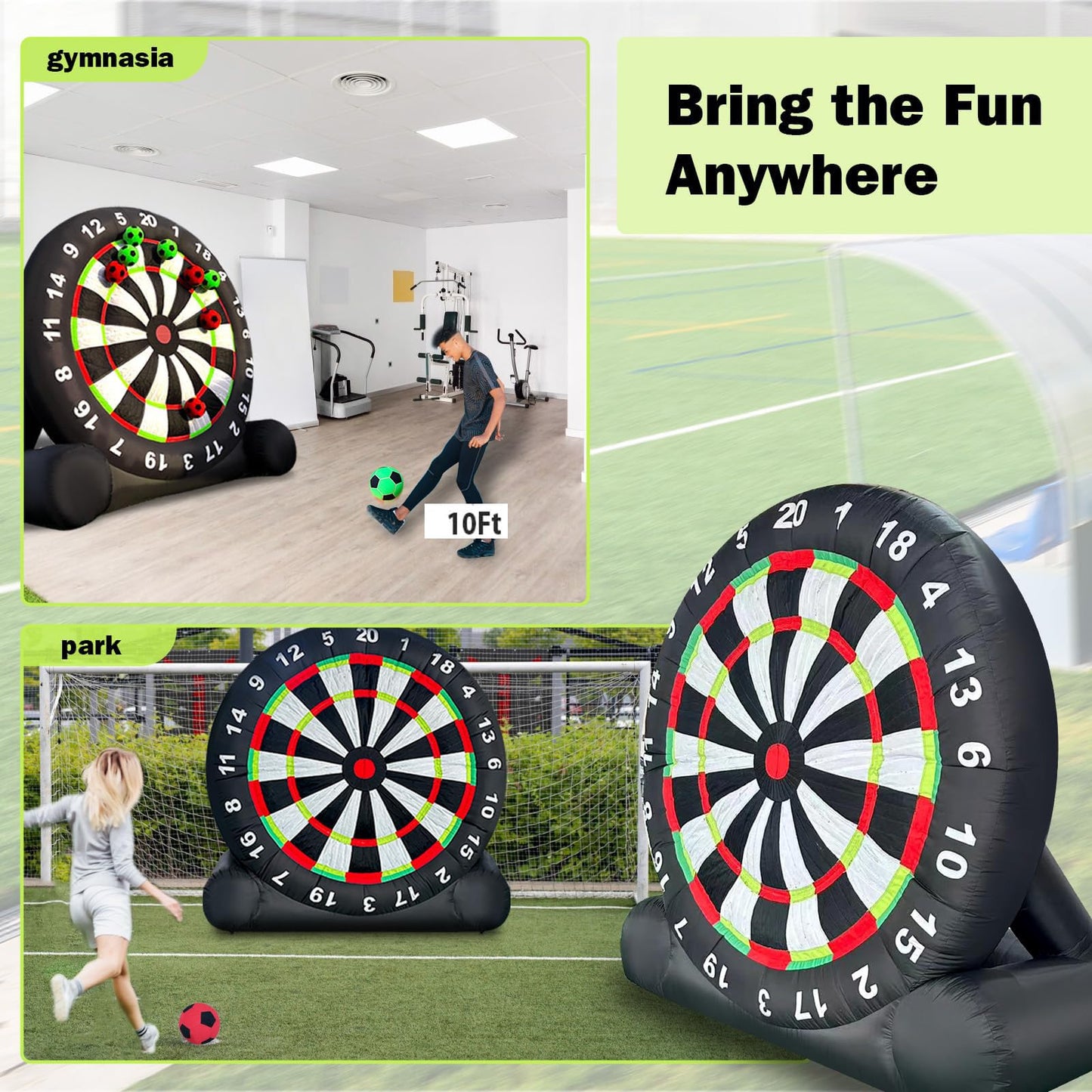 Giant Inflatable Soccer Darts – Ultimate Family Backyard Party Game