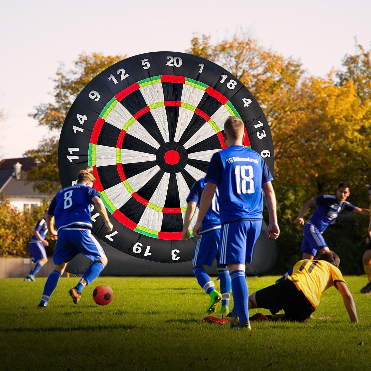 Giant Inflatable Soccer Darts – Ultimate Family Backyard Party Game