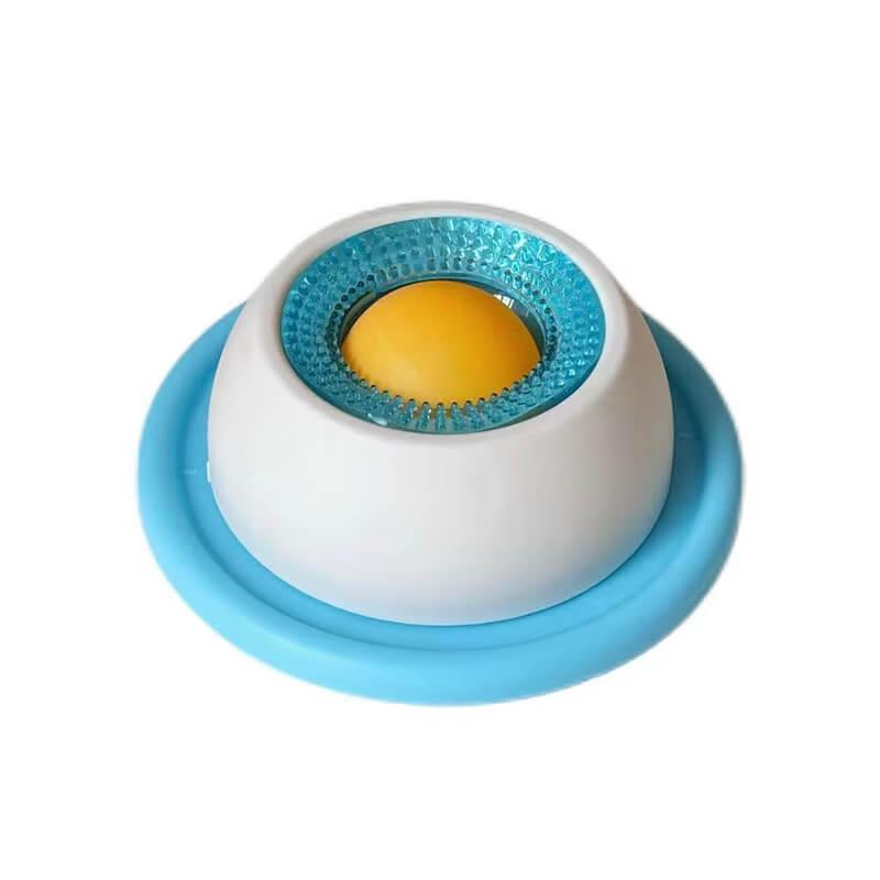 Pet Lick Mat for Dogs & Cats – Anxiety Relief & Slow Feeder Pad – Boredom Buster with Suction for Yogurt, Peanut Butter & Treats – Eco-Friendly & BPA-Free (Blue/Yellow) 